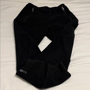 REI Polartec Women’s Fleece With Adjustable Waist Pull Up  Black Pants Size M